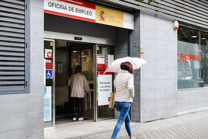 Una oficina de empleo de Madrid, en octubre del año pasado.