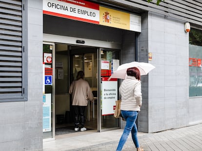 Una oficina de empleo en Madrid, el pasado octubre.