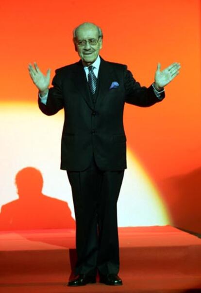 José Luis López Vázquez, en la gala de presentación de los candidatos a los Premios Goya.