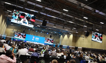 Vista general de la sesin de clausura de la cumbre sobre naturaleza COP16 de las Naciones Unidas en Cali, Colombia, 2 de noviembre de 2024.