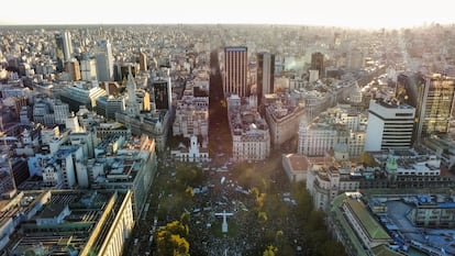 protesta de Universitarios contra Milei