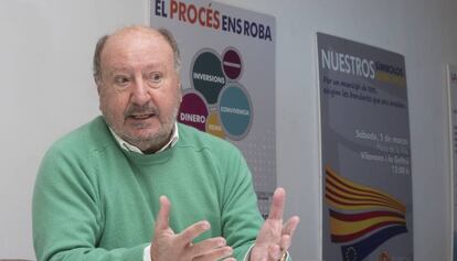 Mariano Gomà, durante la entrevista.