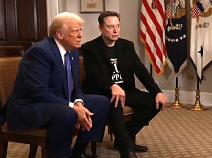 Entrevista con Donald Trump y Elon Musk en Fox News, emitida este martes.