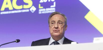 El presidente de ACS, Florentino Pérez.