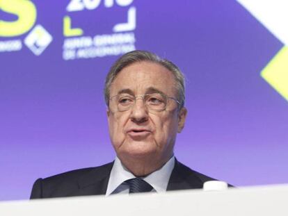 El presidente de ACS, Florentino Pérez.