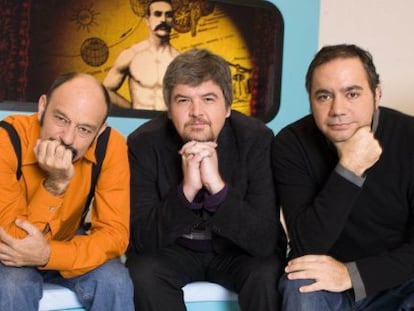 Javier Cansado, Javier Coronas y Pepe Colubi, en &#039;Ilustres ignorantes&#039;