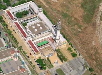 Vista aérea de la sede principal de la RTVA en San Juan de Aznalfarache (Sevilla).