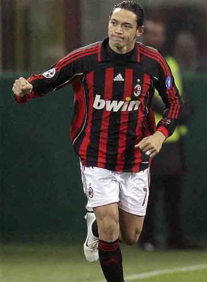 Oliveira celebra un gol ante el Roma el pasado 25 de enero.