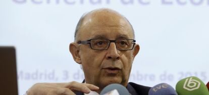 El ministro de Hacienda, Crist&oacute;bal Montoro.