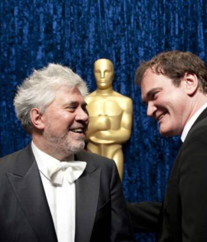 Almodóvar y Tarantino en los Oscar de 2010.