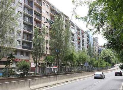 Edificio de San Sebastián donde va a vivir Iñaki de Juana.