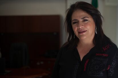 Fabiola Alanís titular de la Comisión Nacional para Prevenir y Erradicar la Violencia contra las Mujeres (Conavim)