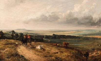 'Vista de Hampstead Heath: Child's Hill, Harrow en la distancia', de John Constable.