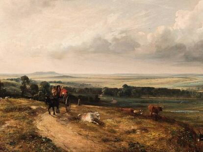 'Vista de Hampstead Heath: Child's Hill, Harrow en la distancia', de John Constable.