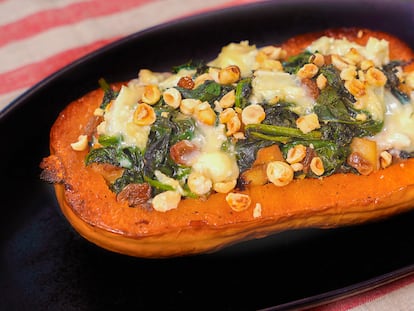 Calabaza rellena: una fiesta de verduras de invierno EL COMIDISTA