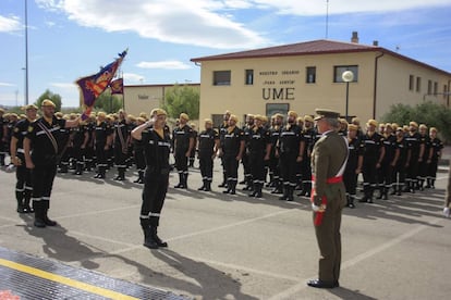 Aniversario de una de las delegaciones de la Unidad Militar de Emergencia (UME)