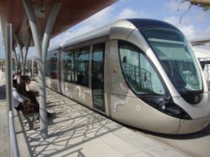 Tranv&iacute;a de Rabat, fabricado en Barcelona por Alstom y el primero de este tipo instalado en Marruecos. En servicio desde 2012.