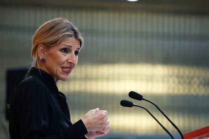 La vicepresidenta segunda del Gobierno y ministra de Trabajo y Economía Social, Yolanda Díaz.