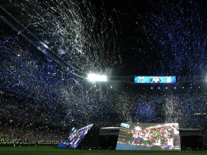 El Bernabéu tras la conquista de la Duodécima.