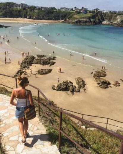 Playa de Tapia de Casariego, en Asturias.