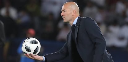 Zidane, durante la final del Mundial de Clubes.