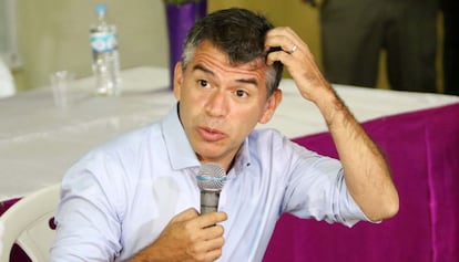 El candidato presidencial peruano Julio Guzmán.