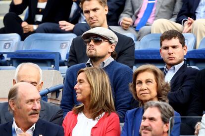 Leonardo DiCaprio estaba sentado justo detrás de la reina Sofía y la ministra de Sanidad, Ana Mato.