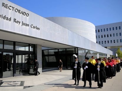 Acto de apertura del curso 2018/2019 en la Universidad Rey Juan Carlos.