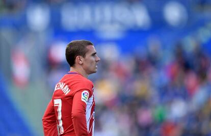 Antoine Griezmann, en el partido del pasado contra el Getafe.