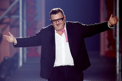 Alber Elbaz, en un desfile para Lanvin en 2012.