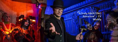 Zak Bagans, en una imagen promocional del Haunted Museum.