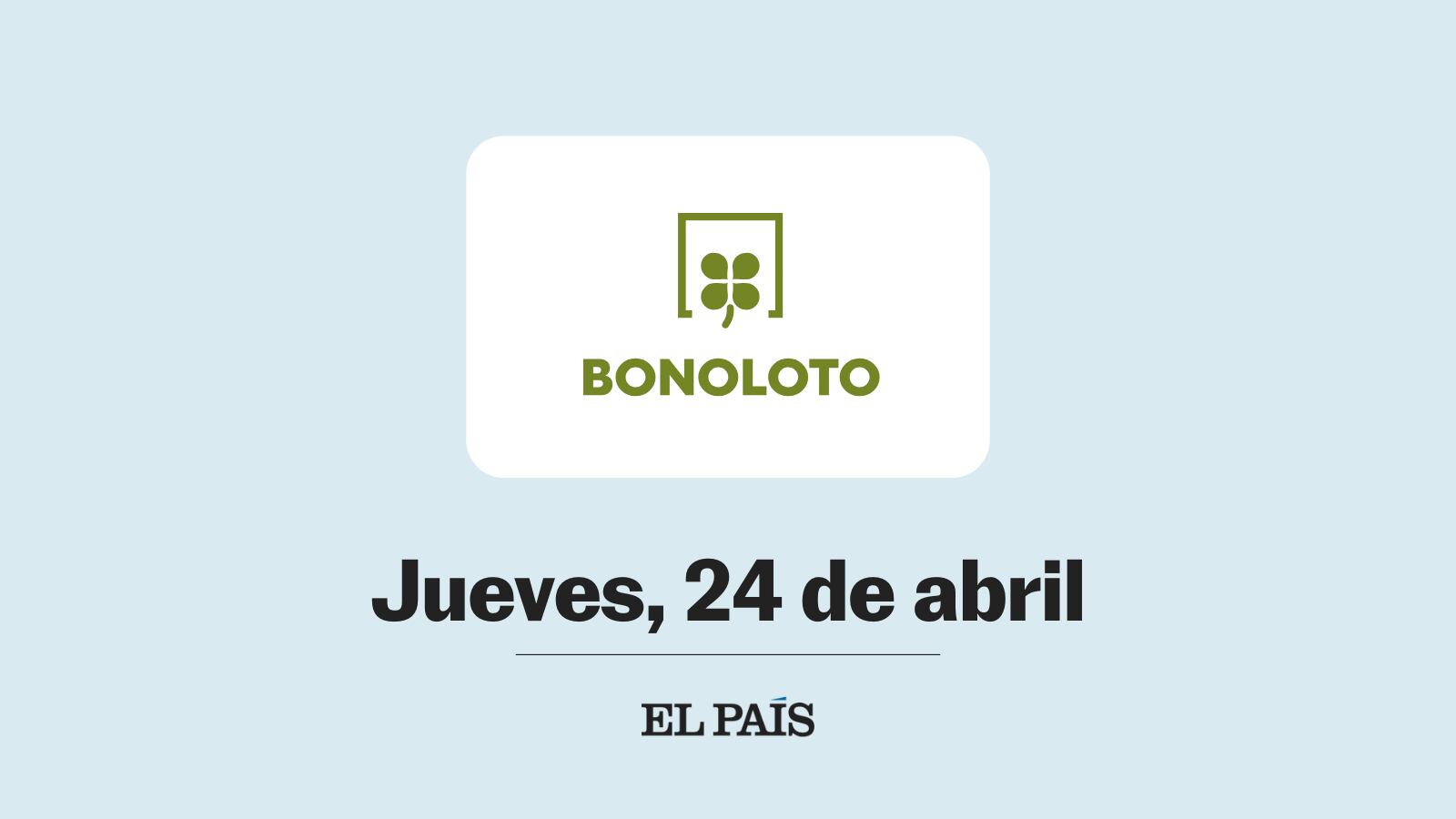 Bonoloto: comprobar sorteo del jueves 24 de abril