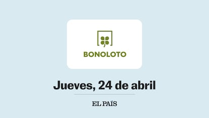 Bonoloto jueves 24 de abril El País
