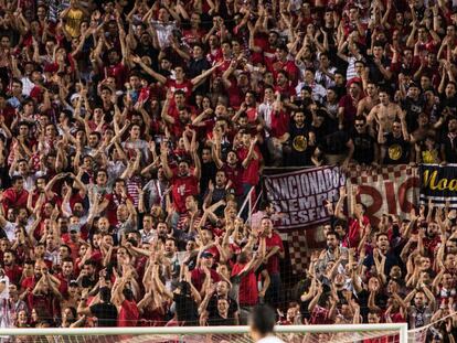 Imagen de la afici&oacute;n del Sevilla. 