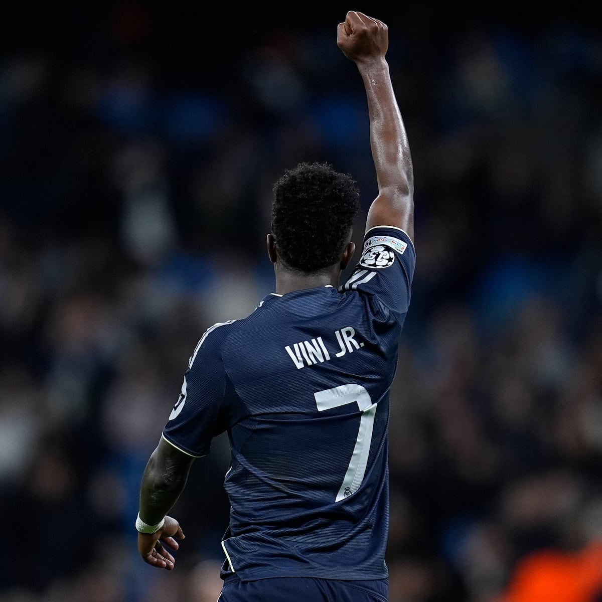 Vinicius Jr celebrando su segundo gol