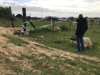 El terreno rural de El Puerto de Santa Mara en el que este pasado lunes un sobrino atropell a su to tras una discusin por unas lindes.