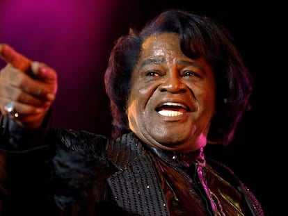 James Brown, en el festival Paleo en Nyón (Suiza), en 2002.