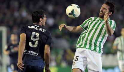 Jordi Figueras, en un partido del Betis contra el Málaga.