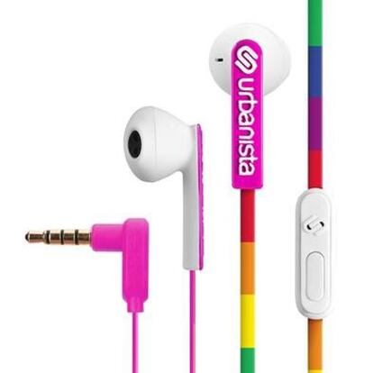 Disponibles en hasta 14 colores y estampados distintos, estos auriculares poseen un diseño ergonómico y resultan ideales para su uso con un smartphone. Y es que la combinación de un micrófono y el mando de control situado en su cable permite responder a las llamadas, además de gestionar la reproducción musical. PVP: 19,95 euros www.urbanista.com