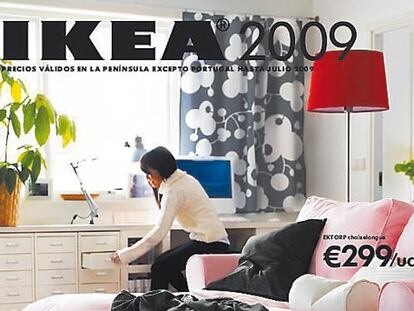 La tipografía Futura en la portada del catálogo de Ikea de 2009