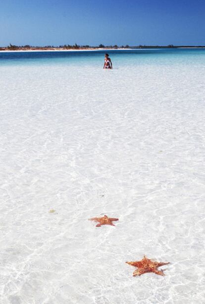 Una playa de Cayo Largo, en Cuba.