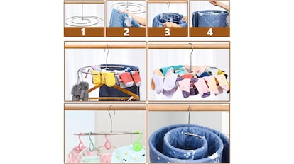 Esta es la mejor percha para colgar las colchas que se puede comprar en Amazon