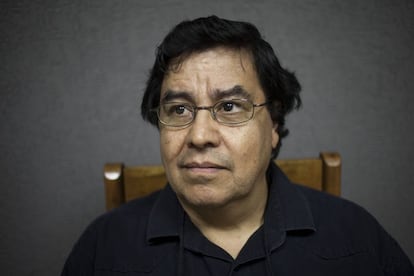 Cándido Figueredo Ruíz en la redacción de ABC Color en septiembre de 2015.