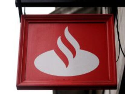 Logo de Banco Santander.