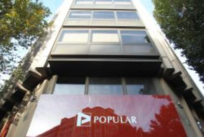 Oficina del Banco Popular en Madrid.