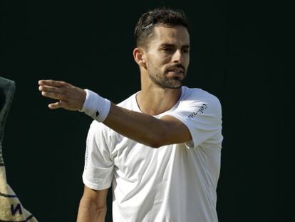 Giraldo, durante su partido contra Kudla.