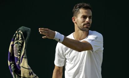 Giraldo, durante su partido contra Kudla.