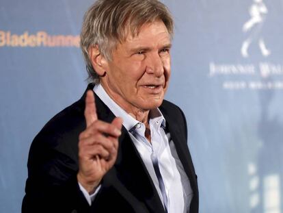 Harrison Ford, en la presentaci&oacute;n de la pel&iacute;cula Blade Runner 2049. 
