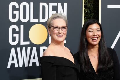 Meryl Streep y Ai-jen Poo.