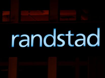 Logo de Randstad en su edificio de Zurich (Suiza).